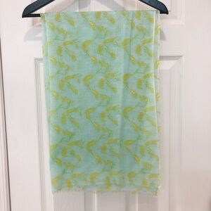 Monroe’s Fine Silk Cashmere Lightweight scarf bird pattern
